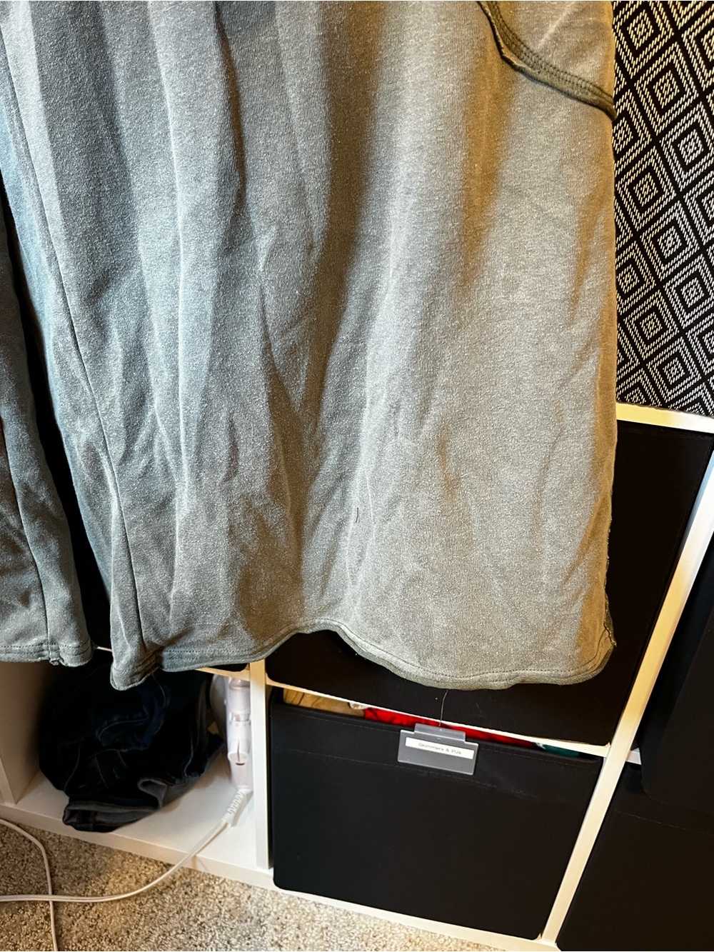 Olive Green Wide Leg Pocket Pants - Picture 5 of 5